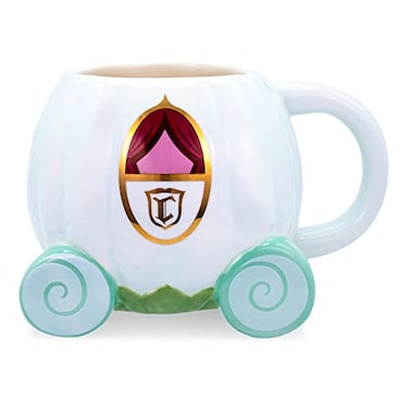 Toynk Disney Cinderella Coach 3D Sculpted Ceramic Mug Holds 20 Ounces