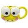 Silver Buffalo Sanrio Hello Kitty and Friends Keroppi Ceramic 3D Sculpted Mug 20 Ounces