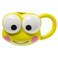 Silver Buffalo Sanrio Hello Kitty and Friends Keroppi Ceramic 3D Sculpted Mug 20 Ounces