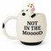Decodyne Funny Cow Coffee Mug White Elephant Gifts for Adults Gag Gifts for Adults Cute Stuff For Women and Men Funny Coworker Office Cool Stuff 14 Ounce