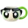 Silver Buffalo Powerpuff Girls Buttercup Ceramic 3D Sculpted Mug 20 Ounces