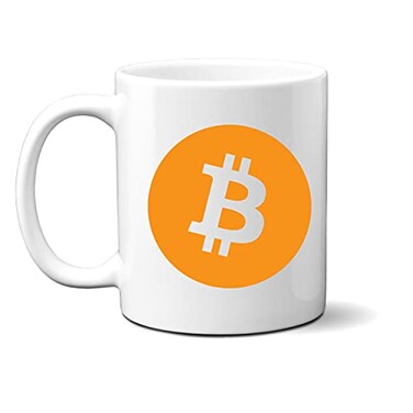 Ink Trendz Bitcoin Cryptocurrency Lover Gift Coffee Mug BTC 11 Oz Coffee Mug Cup