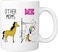 MyCozyCups 1 Other Moms Unicorn Me Coffee Mug 11oz White Cup