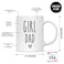 Andaz Press Fathers Day 11oz Ceramic Coffee Mug Gift Girl Dad 1Pack Birthday Christmas Gift Mug Dad Coffee Mug Dads Mugs From Daughter Girl Dads Gifts