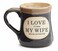 burton+BURTON burton BURTON Funny Hunting 18oz Coffee Mug I Love It When My Wife Lets Me Go Hunting Hunter Gift for Husband with Gift Box