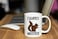 Funnwear Squirrel Whisperer 11oz Coffee or Tea Mug Novelty Funny for Friends Husband Wife Squirrel Desk Decor For Women Humor Gag Dad Papa From Son or Daughter