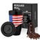 Pukomc Novelty Ceramic Coffee Mug Birthday Gifts for Men and Women fathers gifts Coffee Mugs for Men 16OZ Black Flag