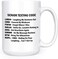 Artisan Owl Senior Texting Code Two Unique Sides Funny Retirement Gag 15oz Deluxe DoubleSided Coffee Tea Mug