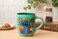 Silver Buffalo Disney Lilo and Stitch Tropical Ohana Sitting Jumbo Curved Ceramic Mug 25 Ounces