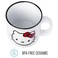 Silver Buffalo Sanrio Hello Kitty Red Bow Glitter Ceramic Camper Mug 20 Ounces