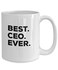 SpreadPassion CEO Mug Coffee Cup Funny Best CEO Ever CEO Gifts For Funny Present Christmas Birthday Women Men