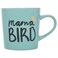 About Face Teal Coffee Mug Mamma Bird
