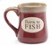 burton+BURTON burtonBURTON Born to Fish Serenity Prayer 18oz Porcelain Mug with Gift Box Fisherman Religious Gift Large Inspirational Coffee Cup Dishwasher Microwave Safe