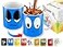 Cortunex Heat Changing Mug 11 Oz Ceramic Color Changing Coffee Mug with A Funny Blue Sleepy Smiley Face Cute Heat Sensitive Magic Mug with Fun Gift Box