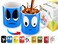Cortunex Heat Changing Mug 11 Oz Ceramic Color Changing Coffee Mug with A Funny Blue Sleepy Smiley Face Cute Heat Sensitive Magic Mug with Fun Gift Box