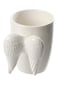 Puckator White Angel Wings Ceramic Shaped Handle Mug University Essentials Cute Gifts for Girlfriend Large Mugs for Men Women Hot Drinks Cute Cups Presents Secret Santa Gifts Cup Set