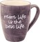 Pavilion Gift Mom Life Mom Life is the Best Life Deep Purple Large 20 oz Ceramic Coffee Mug Tea Cup Purple