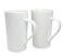 Momugs 20 OZ Simple Pure White Mug Set of 2 Plain Large Tall White Ceramic Milk Tea Coffee Mug with Handle as A Gift for Dad Mom Friends 2pcs