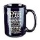 Christian Art Gifts Navy Blue Ceramic Coffee Mug 14 oz Microwave and Dishwashersafe Inspirational Scripture Coffee and Tea Mug for Men Women with Bible Verse I Know the Plans Jeremiah 2911
