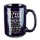 Christian Art Gifts Navy Blue Ceramic Coffee Mug 14 oz Microwave and Dishwashersafe Inspirational Scripture Coffee and Tea Mug for Men Women with Bible Verse I Know the Plans Jeremiah 2911