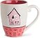 Pavilion Gift Company Dog Mom Coffee Mug Tea Cup 20 oz Pink