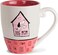 Pavilion Gift Company Dog Mom Coffee Mug Tea Cup 20 oz Pink