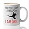 Bubble Hugs Martial Arts Coffee Mug 11 oz Black Belt Karate Jiu Jitsu Kung Fu Taekwondo Judo Aikido Sensei Lesson Fighting Self Defense White