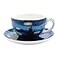 Coffeezone Vincent Van Gogh Art The Starry Night Porcelain Latte Art Coffee Cup Saucer Latte 10 oz