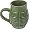 Caliber Gourmet Green Grenade Coffee Mug Tactical Ceramic Weapon Cup Perfect Novelty Gift for Military Enthusiasts Fun Unique Tactical Coffee Mug Ideal for Birthdays Fathers Day and Christmas