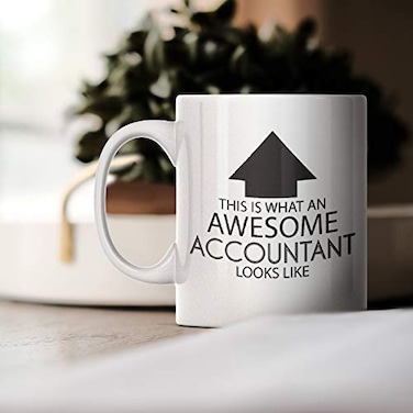 M&P Shop Funny Occupation Coffee Mug This Is What An Awesome Accountant Looks Like Inspirational Sarcasm Birthday Christmas Humor Gift Idea Novelty Tea Cup