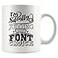 Panvola Funny Mug For Graphic Designer Im Silently Judging your Font Choice 11 Oz Ceramic Coffee Cup Mug Typography Hand Lettering Font Best Sarcastic Gift For Graphic Designer Artist White Mugs