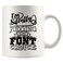 Panvola Funny Mug For Graphic Designer Im Silently Judging your Font Choice 11 Oz Ceramic Coffee Cup Mug Typography Hand Lettering Font Best Sarcastic Gift For Graphic Designer Artist White Mugs