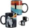 Seven20 Star Wars R2D2 Color Changing Coffee Mug 11oz Rainbow Princess Leia Image Reveals with Heat Ceramic Officially Licensed Movie Gift for Kids Teens Adults Men Women