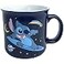 Silver Buffalo Disney Lilo and Stitch Far Out Surfing in Space Ceramic Camper Mug 20 Ounces