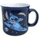 Silver Buffalo Disney Lilo and Stitch Far Out Surfing in Space Ceramic Camper Mug 20 Ounces
