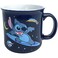 Silver Buffalo Disney Lilo and Stitch Far Out Surfing in Space Ceramic Camper Mug 20 Ounces