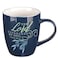 Christian Art Gifts Navy Ceramic Coffee Mug with Olive Branch 13 oz Microwavesafe Inspirational Scripture Coffee Tea Mug for Men Women with Bible Verse The Lord Refreshes My Soul Psalm 233