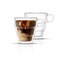 JoyJolt Pila Double Wall Insulated Coffee Mugs 10 oz Double Walled Insulated Glasses Coffee Mug With Handle Stackable Sleek Modern Design Set of 2
