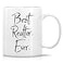 Retreez Funny Mug Best Realtor Ever 11 Oz Ceramic Tea Coffee Mugs Funny Sarcasm Motivational Gratitude Inspirational birthday gifts for friends coworkers real estate agent dad mom her him