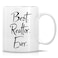Retreez Funny Mug Best Realtor Ever 11 Oz Ceramic Tea Coffee Mugs Funny Sarcasm Motivational Gratitude Inspirational birthday gifts for friends coworkers real estate agent dad mom her him