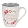 Christian Art Gifts Encouraging Coffee Tea Ceramic Scripture Mug for Women Strong Courageous Golden Inspirational Bible Verse Cute Novelty Nontoxic Drinkware WhiteGray Pink Floral 12 oz