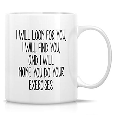 Retreez Funny Mug I Will Make You Do Exercises Physical Therapy Therapist Physiotherapist 11 Oz Ceramic Coffee Mugs Sarcasm Inspirational birthday gifts for friends coworkers him her dad mom