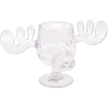 Spoontiques National Lampoons Christmas Vacation Acrylic Moose Cup Griswold Moose Mug 45 6 OunceClear
