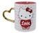Toynk Sanrio Hello Kitty Love HeartShaped Handle Ceramic Mug Large Coffee Cup For Espresso Caffeine Beverages Home Kitchen Essentials Cute Valentines Day Gifts and Collectibles Holds 14 Ounces