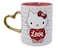 Toynk Sanrio Hello Kitty Love HeartShaped Handle Ceramic Mug Large Coffee Cup For Espresso Caffeine Beverages Home Kitchen Essentials Cute Valentines Day Gifts and Collectibles Holds 14 Ounces