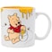 Silver Buffalo Disney Winnie the Pooh Hungry Pooh and Honey Etched Engraved Wax Resist Pottery Ceramic Mug 20 Ounces