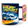 Toynk Back To The Future 2 Hoverboard Sculpted Handle Ceramic Coffee Mug With Delorean Design Holds 20 Ounces