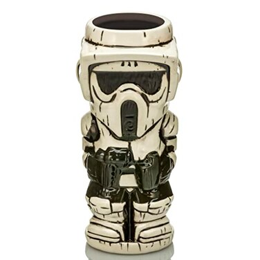 Geeki Tikis Star Wars Scout Trooper Ceramic Mug Party Cocktail Tumbler Beer Mug For Liquor Beverages Holds 16 Ounces