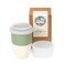 NOVA CERAMICS Travel Mug Ceramic To Go Coffee Mug With Lid Travel Mug Ceramic To Go Cup Microwave Dishwasher Safe Ceramic Coffee Mug With Lid Gifts For Women Men Him Her 12oz Sage Green