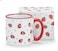 Toy Zany burton BURTON White Ladybug 13oz Ceramic Coffee Mug with Gift Box Cute Red Ladybird Polka Dot Cup Good Luck Gift for Women Sculpted Handle Dishwasher Safe